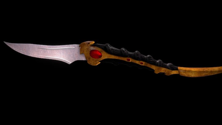 Catspaw Dagger 3D Model