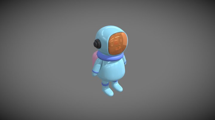 Astronaut boy 3D Model
