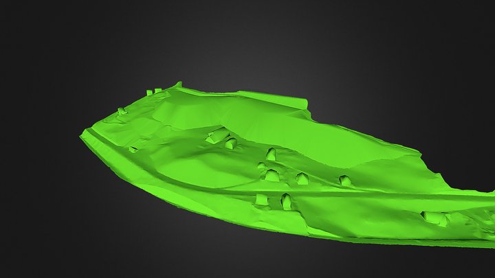 Deponie Bergsboden 3D Model