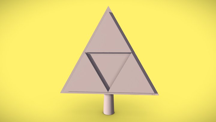 Triforce star tree 3D Model