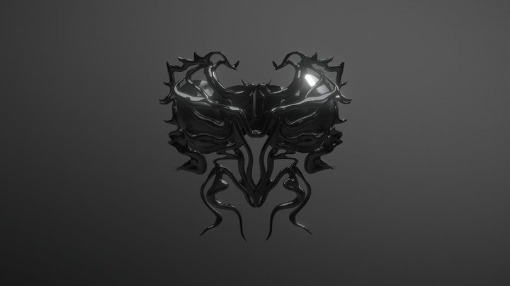 Chrome Bra 3D Model