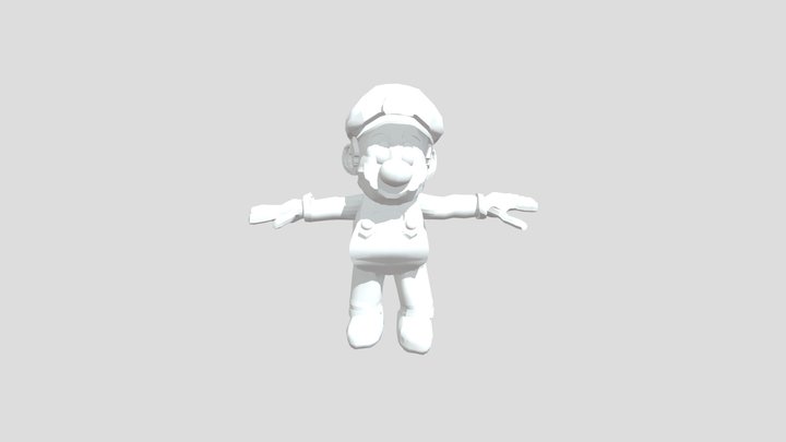 Mario OBJ 3D Model