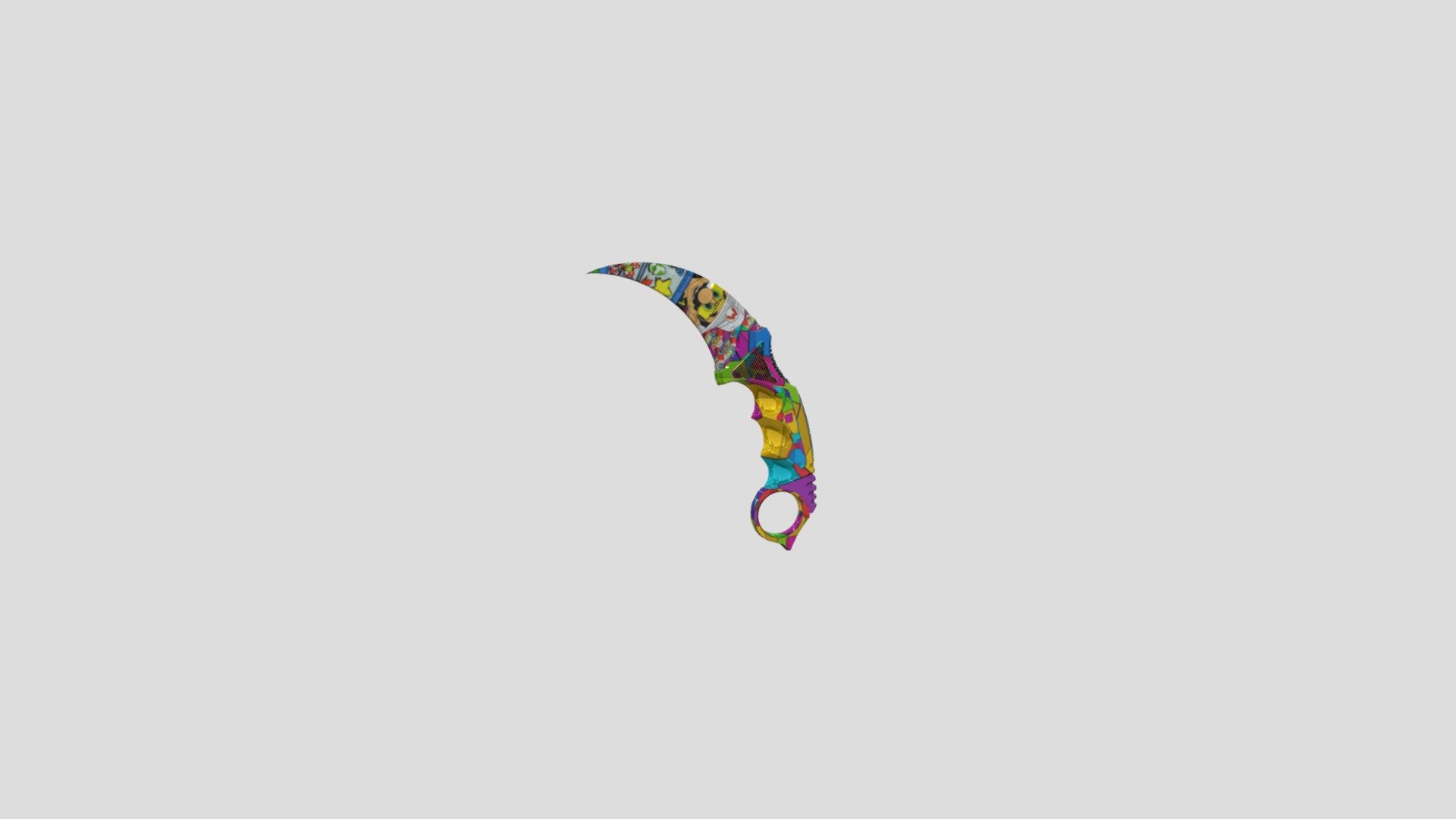 karambit_Csgo_Mario - Download Free 3D model by NAKS (@NAKS61424 ...