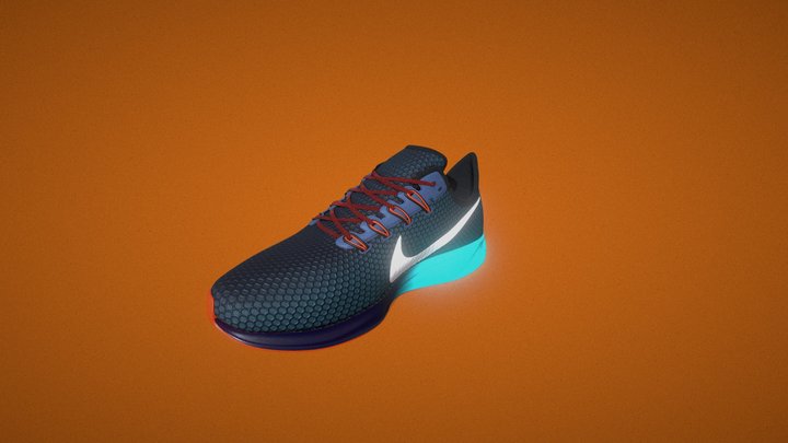 Nike Air Zoom Pegasus 36 | High Poly | Textured 3D Model