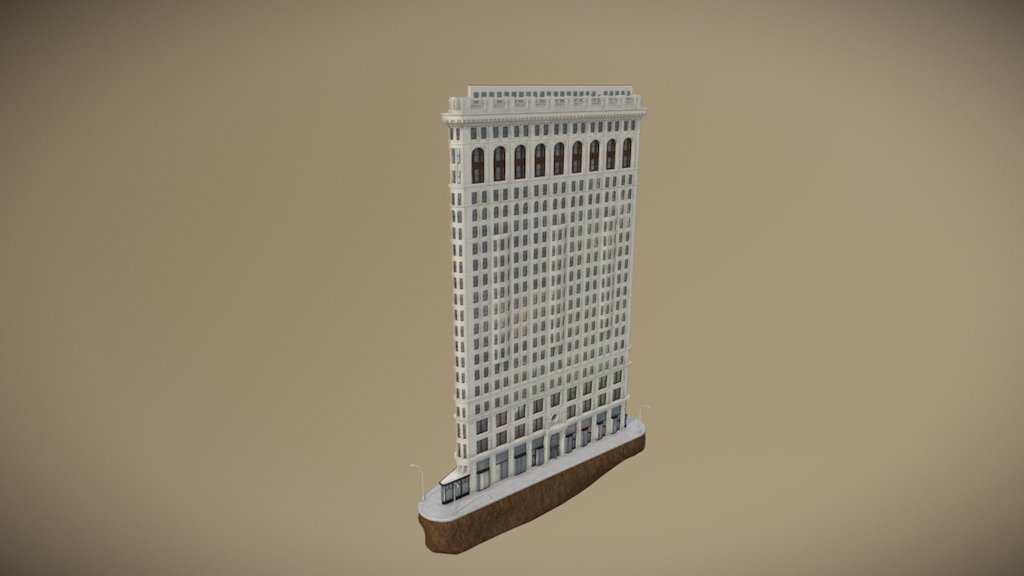 Flatiron Building 3D model by TJ Couch 732c8ba Sketchfab