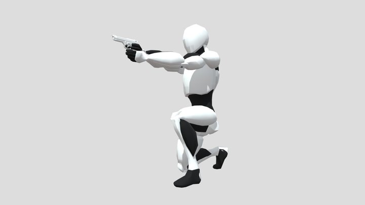 AA_Female_Movement_Pistol_ Additional_Motion 3D Model