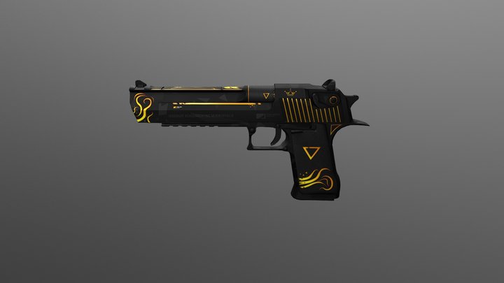 Deagle \ The Yellow King 3D Model