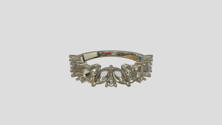 AHR022 goldring wedding engagement luxury – Modèle 3D gratuit STL