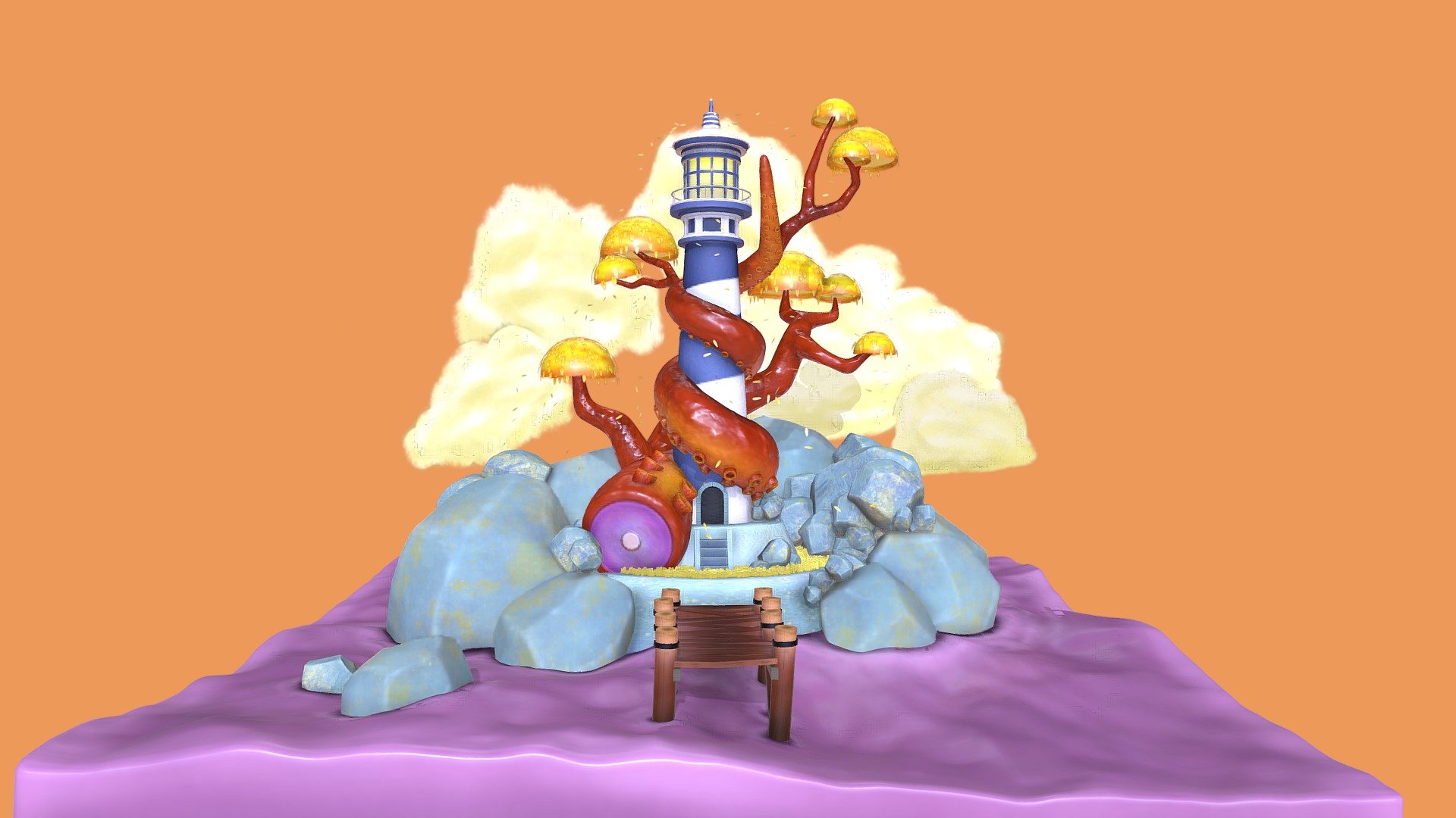 Lighthouse Living Tree