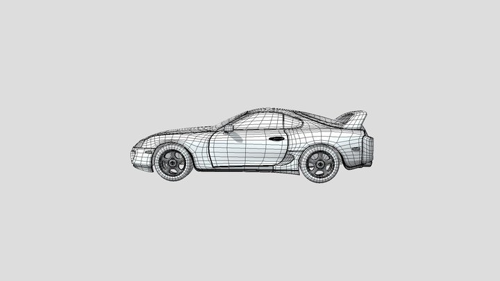 Toyota Supra MK4 3D Model