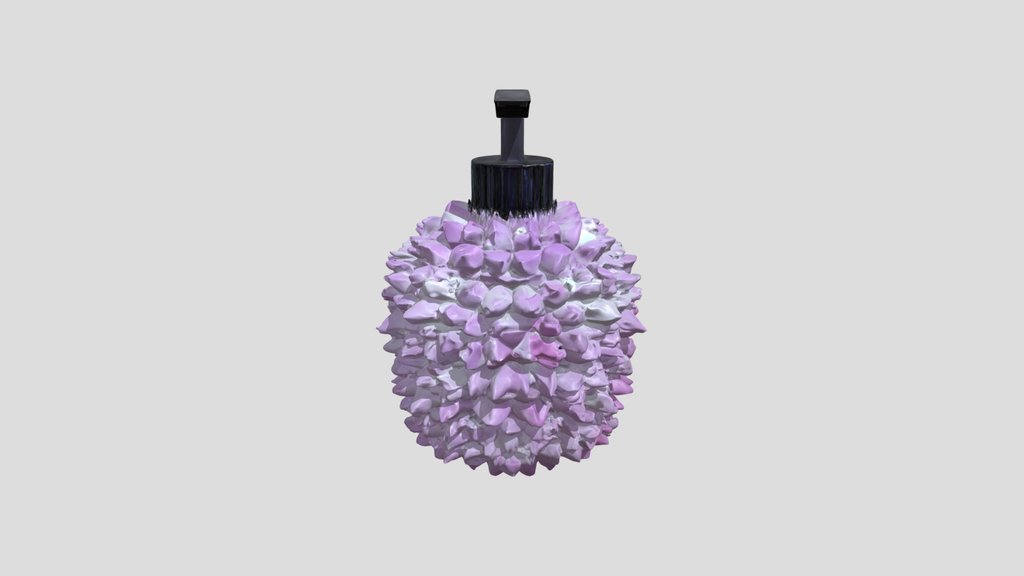 Amethyst soap dispenser