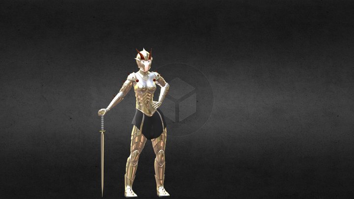 Taalia Posed 3D Model