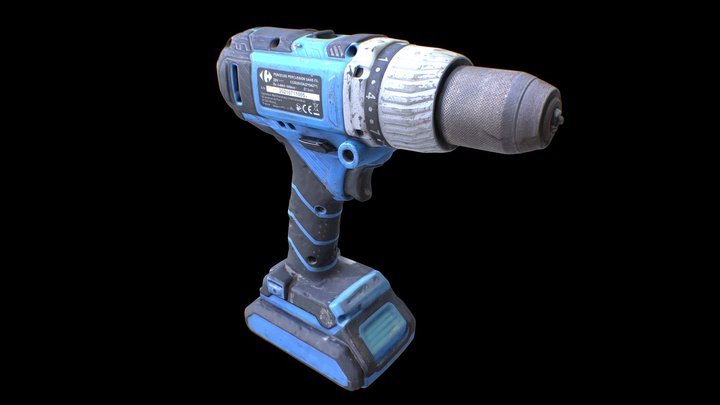 Electricdrill photoscan 360 3D Model