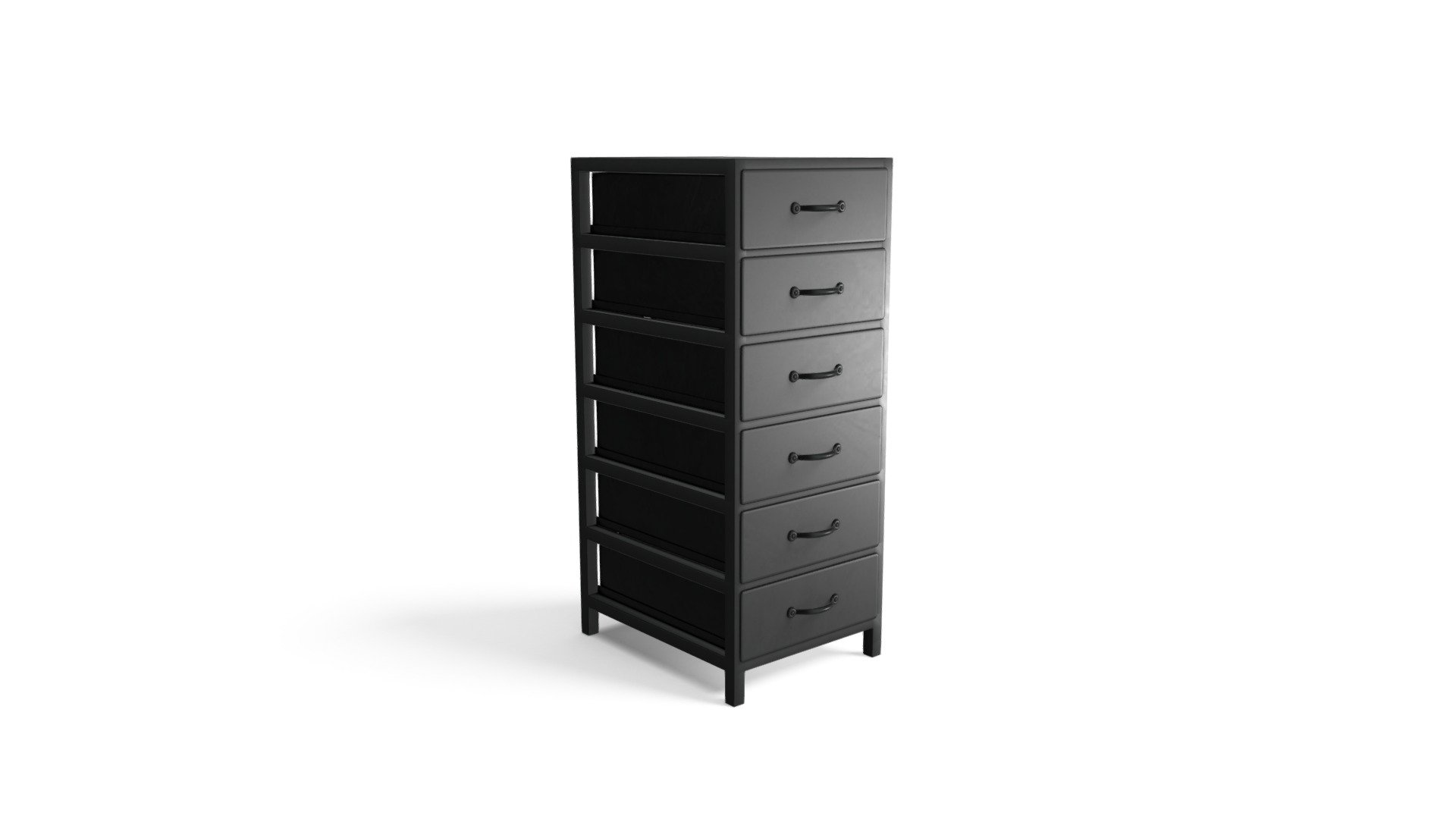 Darby Compact Storage Cabinet, Black