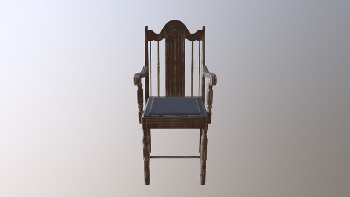 Aged Chair 3D Model