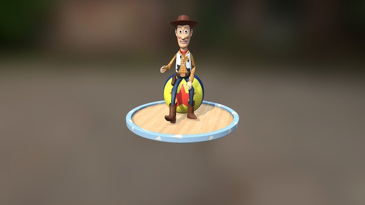 Sheriff Woody 3D Model