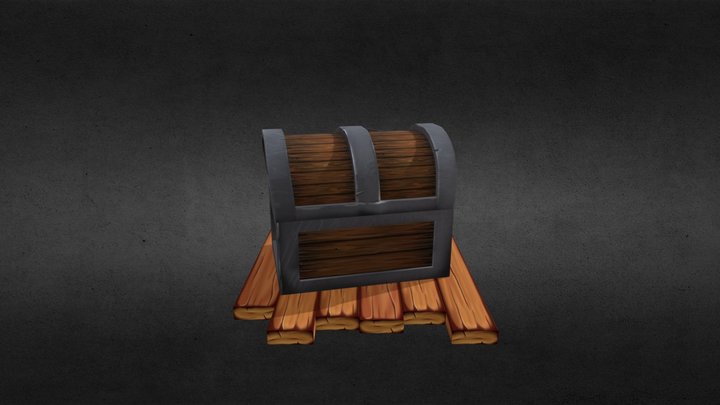 Treasure Chest 3D Model