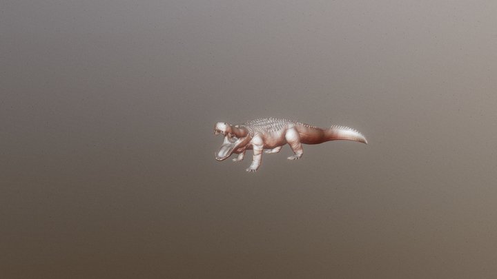 Purussaurus (need texture) 3D Model