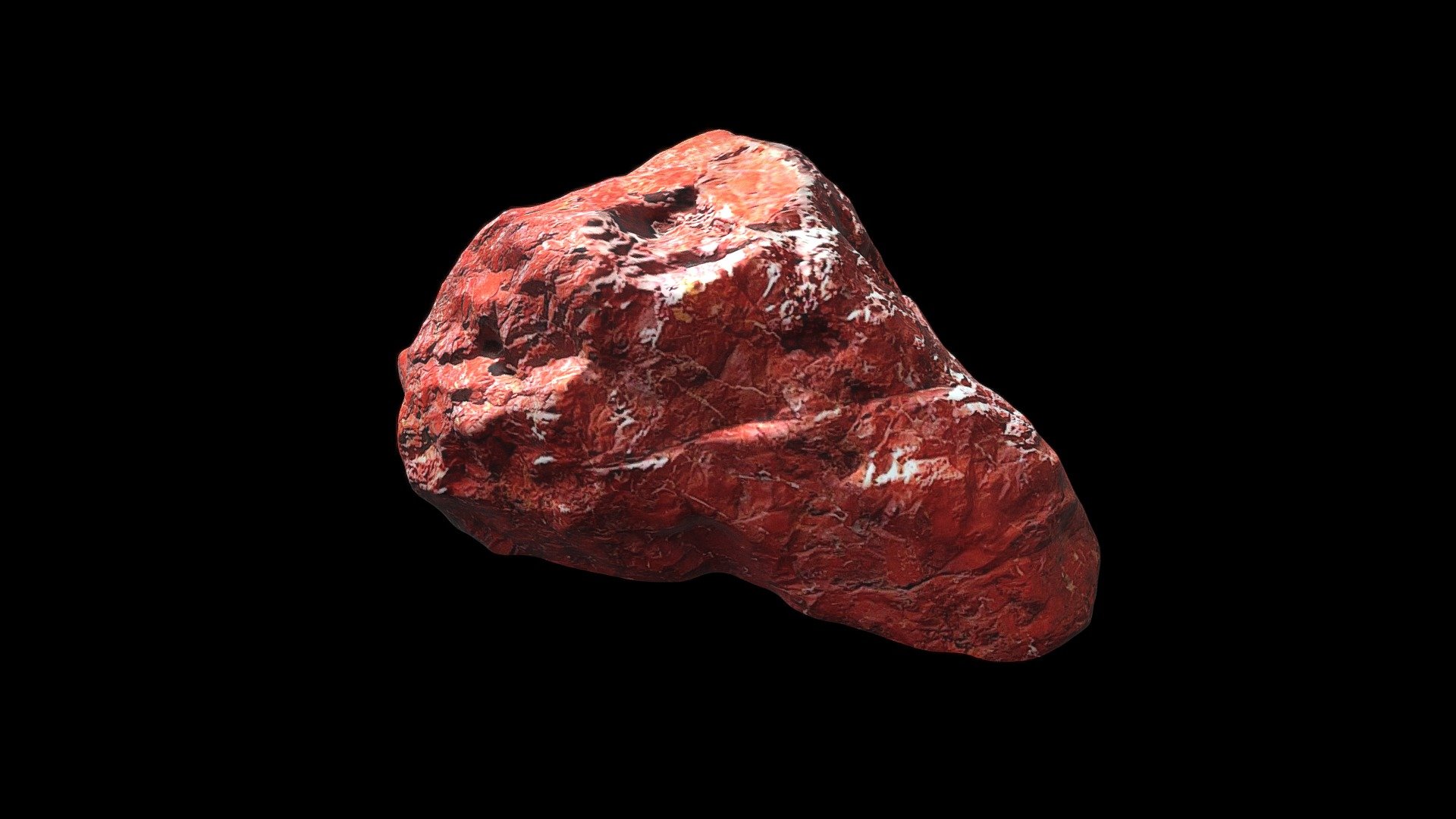 佐渡の赤石：red rocks on Sado Island - Download Free 3D model by