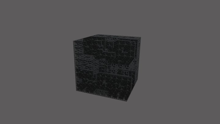 Menger Sponge - Infinite Surface Area – Modelo 3D gratuito STL
