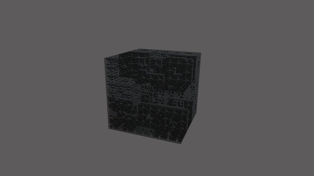 Menger Sponge - Infinite Surface Area