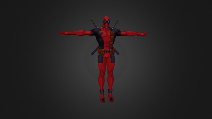 DeadPool 3D Model