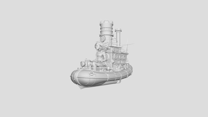 Clockwork Maiden in the Tempest