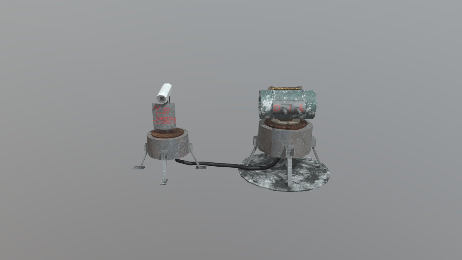 Turret assessment 2 - Download Free 3D model by jprulz [7335bd1 ...