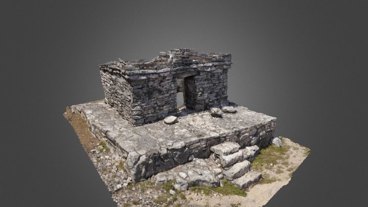 Tulum -Templo de Mar 3D Model