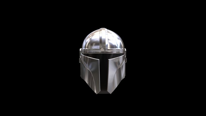 Mandalorian Helmet 3D Model