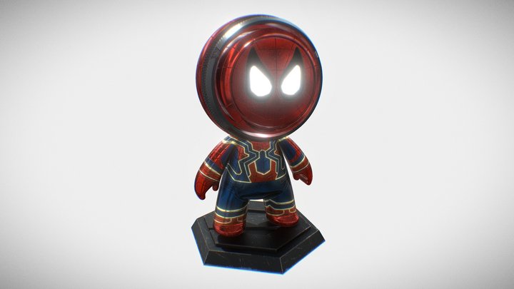 MeetMat Spiderman - End Game Suit 3D Model