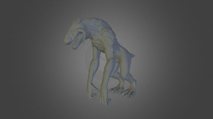 The Pianoman Decimated 3D Model