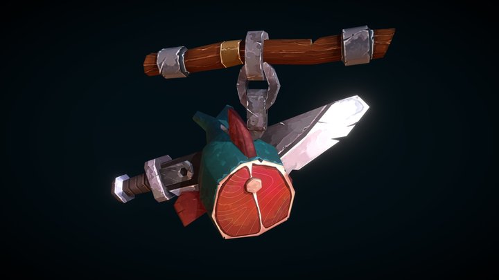 DAE - HearthSign - Orc fisherman 3D Model
