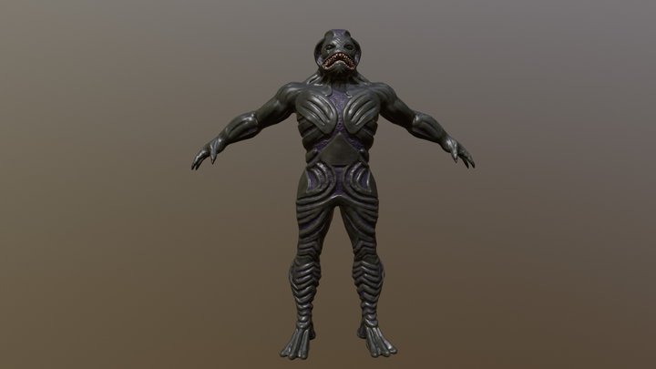 Monster v2 3D Model