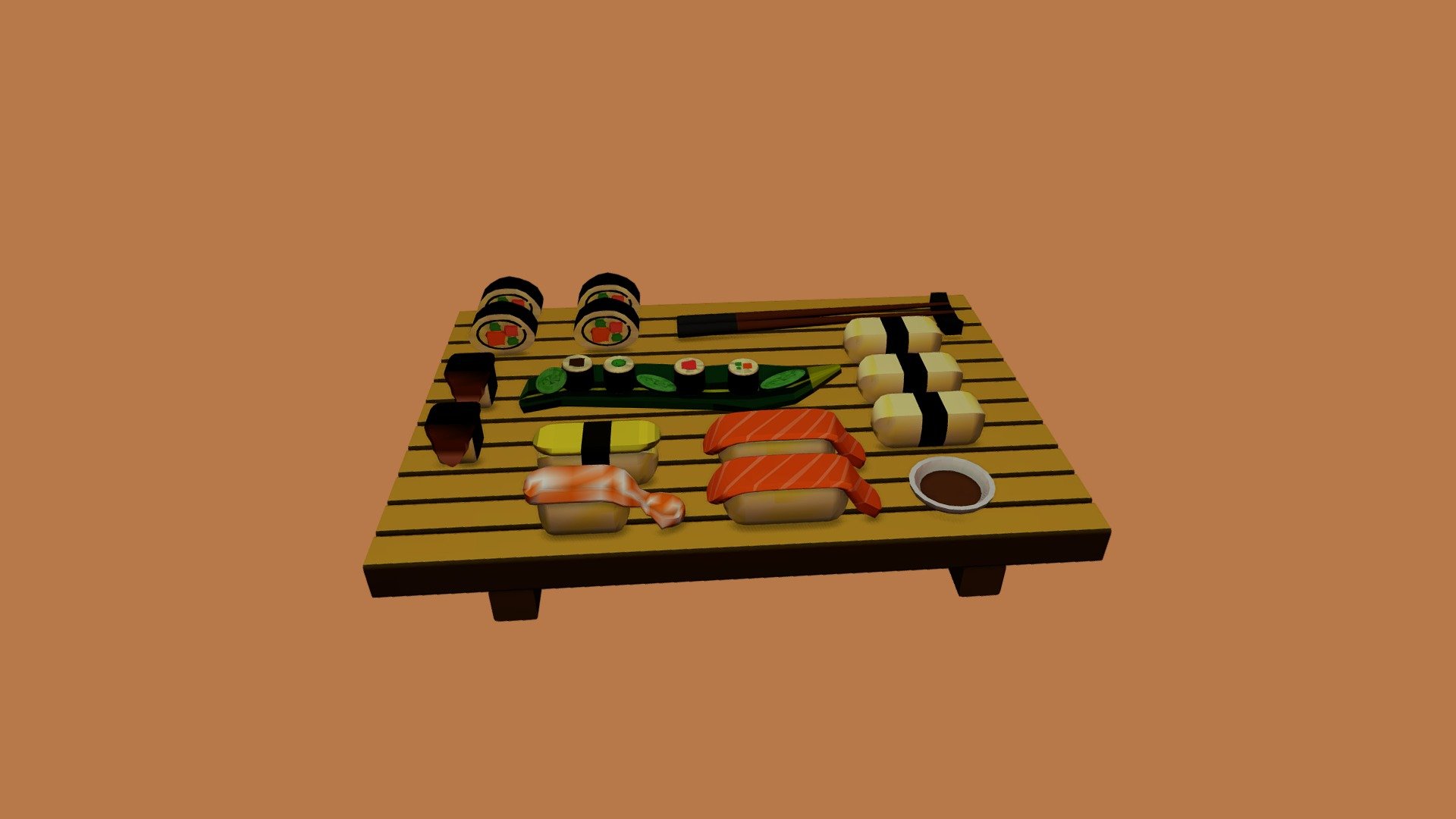 Final Sushi Form Low-poly