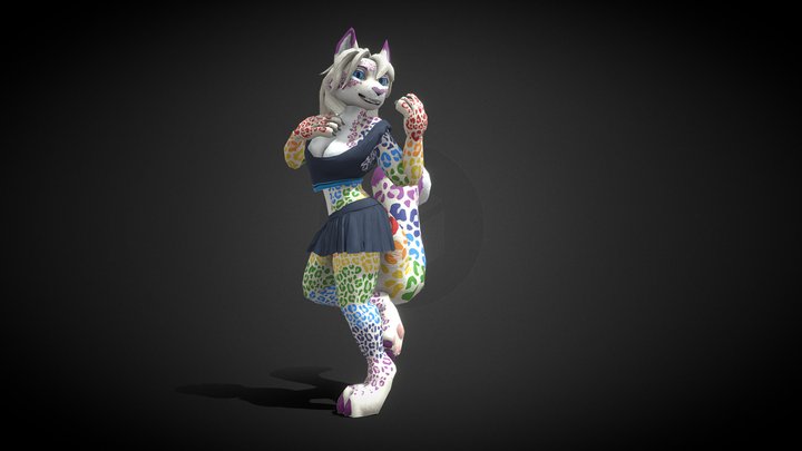 Skittles VRChat Avatar 3D Model