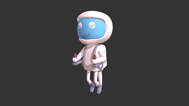 Space-karakter-draft 3D Model