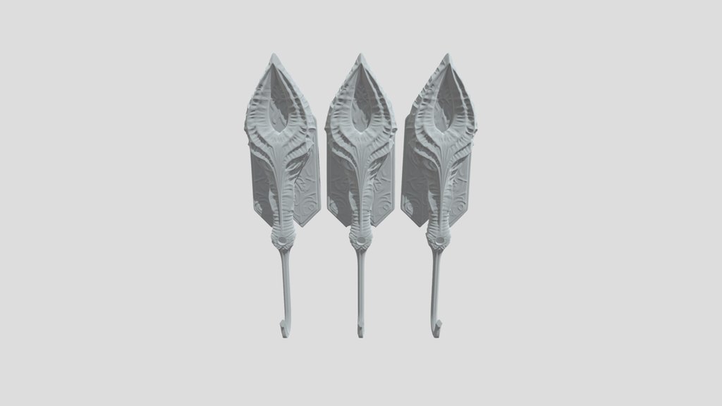 Three Spearhead Hooks
