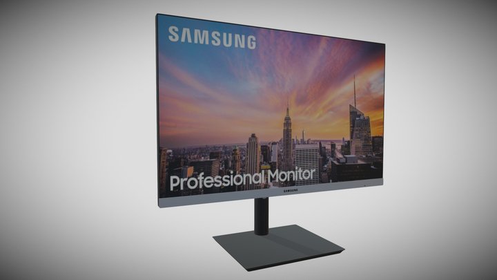 Samsung Business Moniter 3D Model