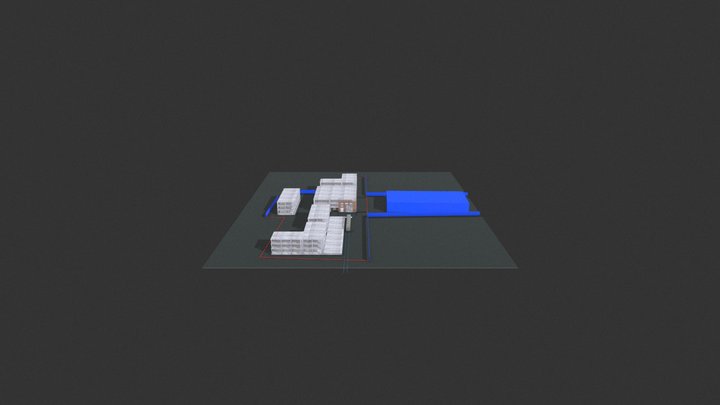 Вариант нового здания 3D Model