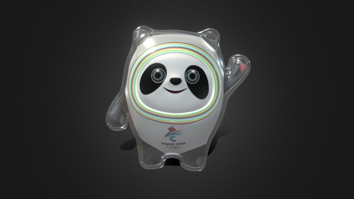 Bingdwendwen Bingdundun 冰墩墩 3D Model