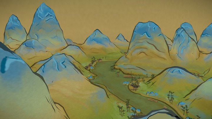 The Vast Land 3D Model