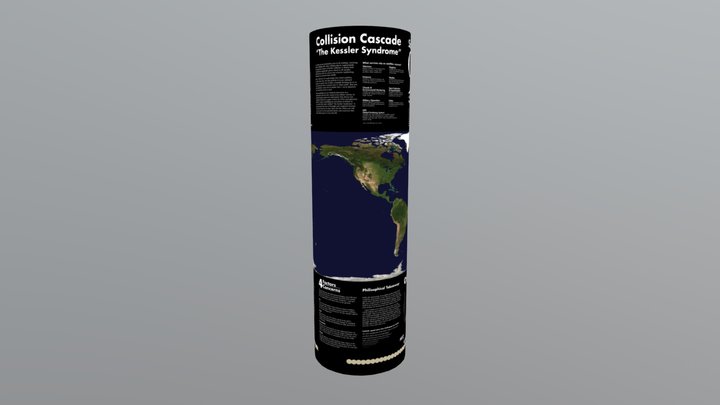 Collision Cascade 3D Model
