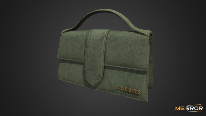 [Game-Ready] Woman's Old Handbag Tote Bag - copy 3D Model