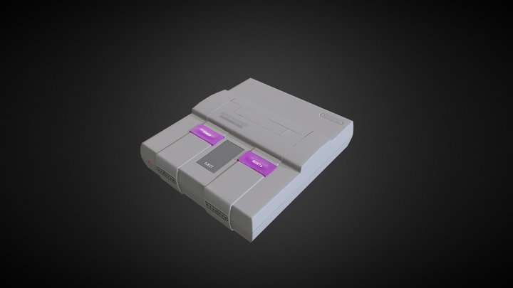 SNES 3D Model