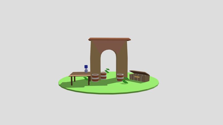 Fanatasy place 3D Model