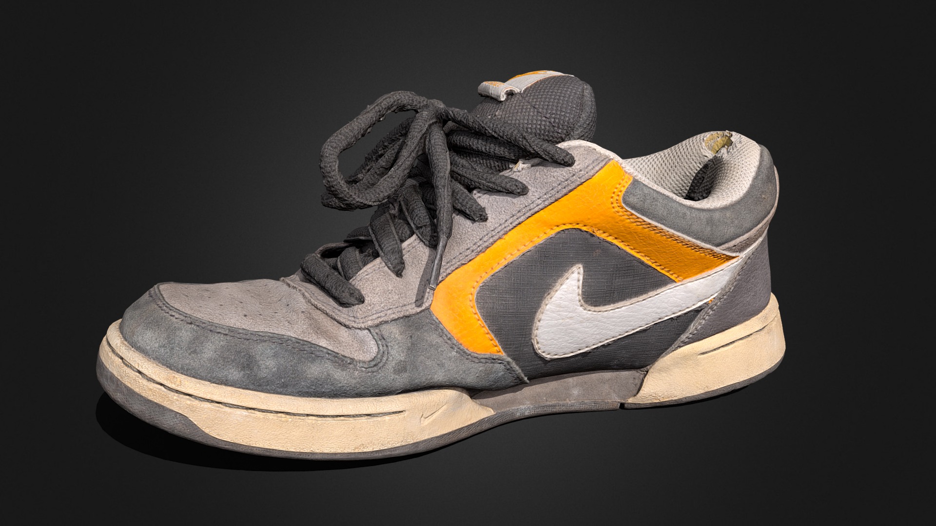 3D model Nike Renzo (used) - This is a 3D model of the Nike Renzo (used). The 3D model is about a pair of shoes.