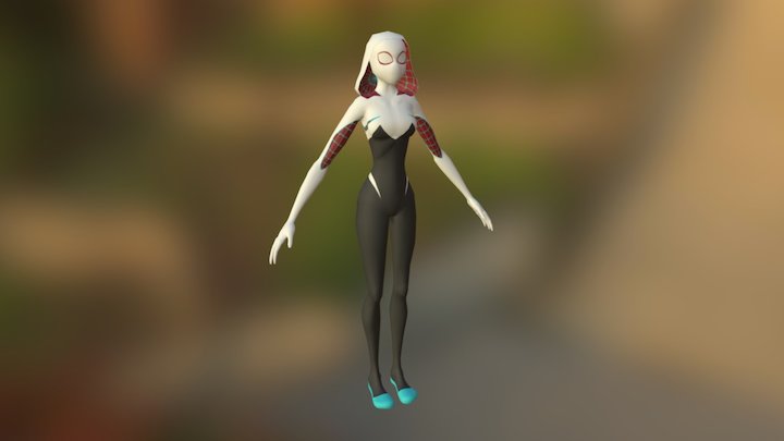 Spider Gwen 3D Model