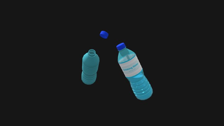 Plastic Bottle 3D Model