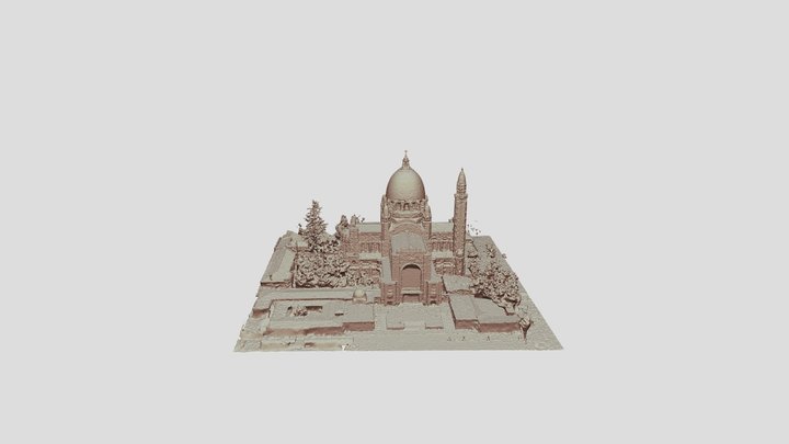 Basílica de Lourdes, Quinta Normal 3D Model
